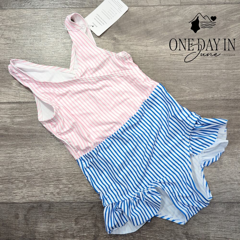 aichilra Ruffle One Piece Swimsuit Size 5-6Y
